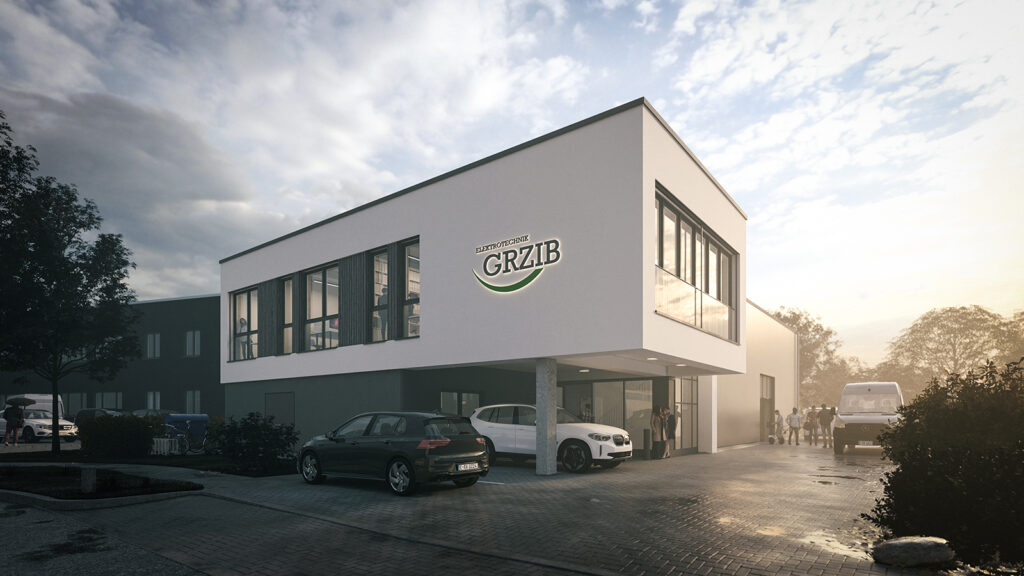 Gewerbeimmobilie Eingangsbereich